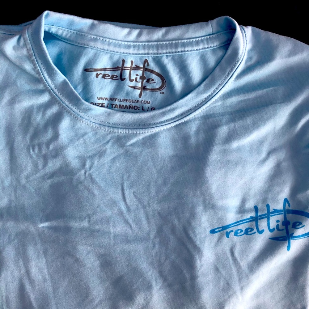 “Reel life” shark shirt!
